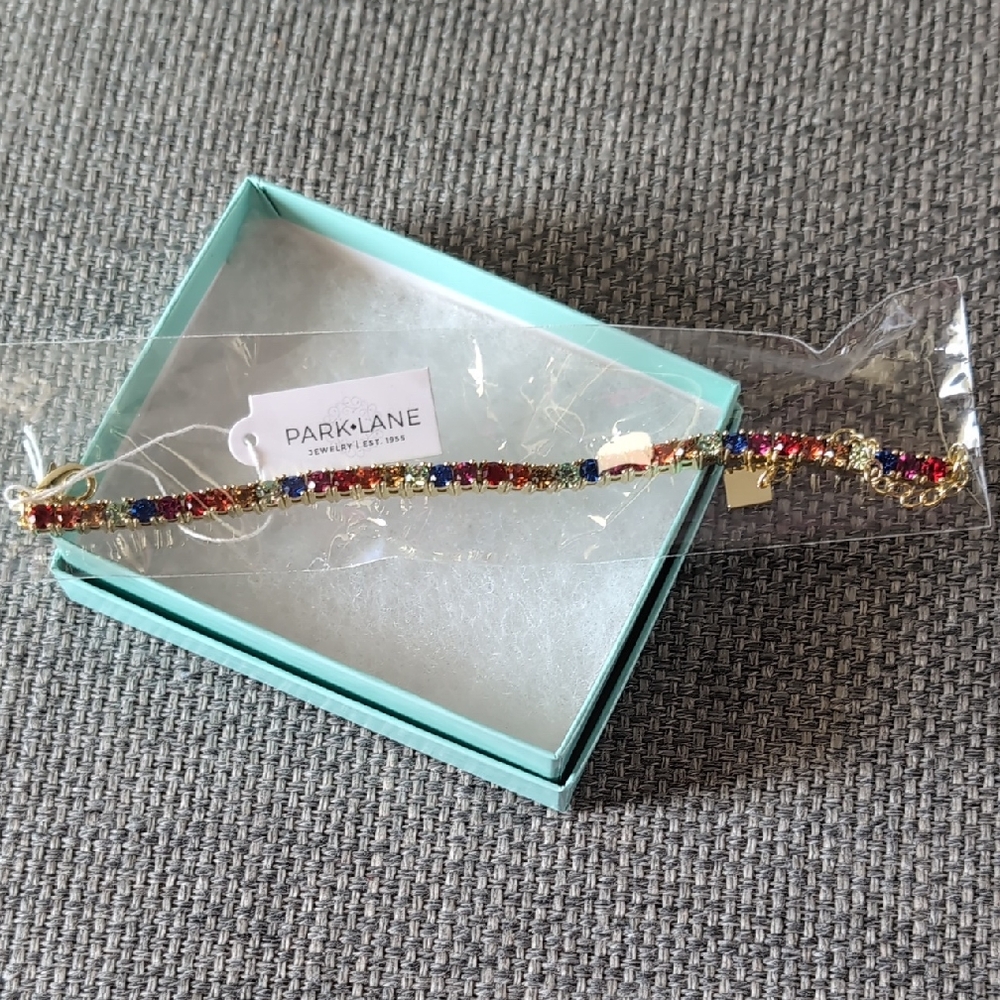 Park Lane Rainbow Micro Impression Bracelet - Picture 6 of 7
